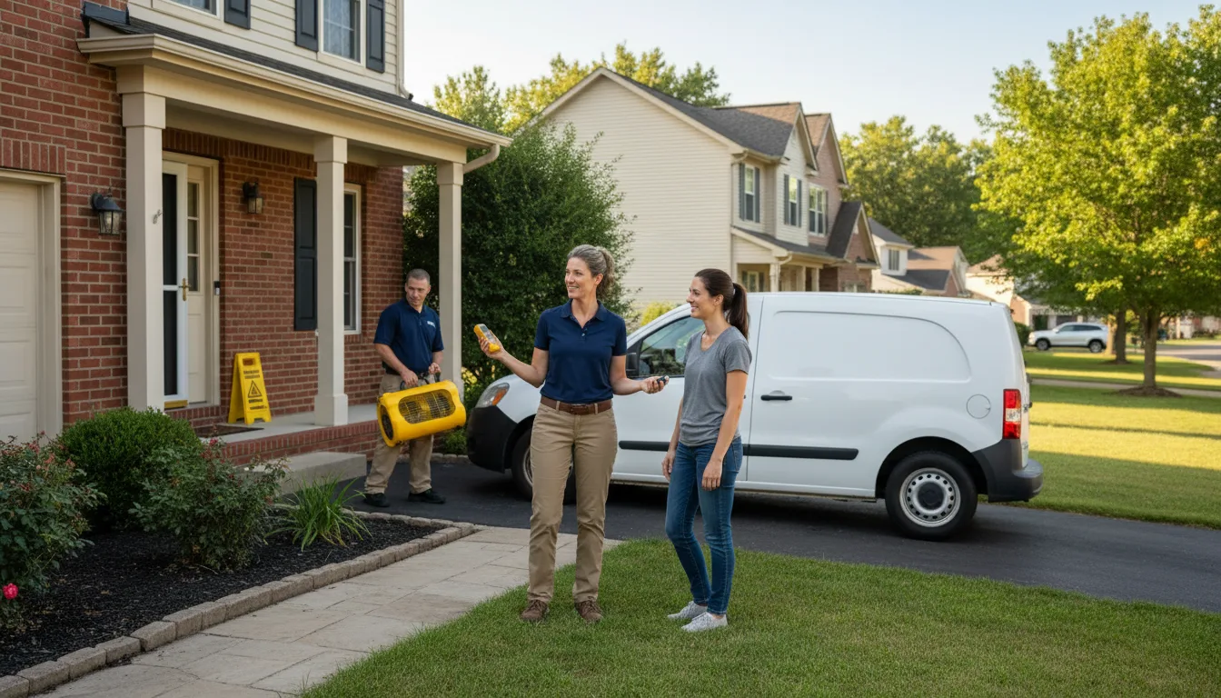 Residential water damage restoration in Harkers Island, NC